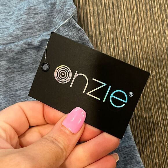 NWT Tonal Onzie Luxe Leggings Heathered Blue Size XS - Picture 4 of 6